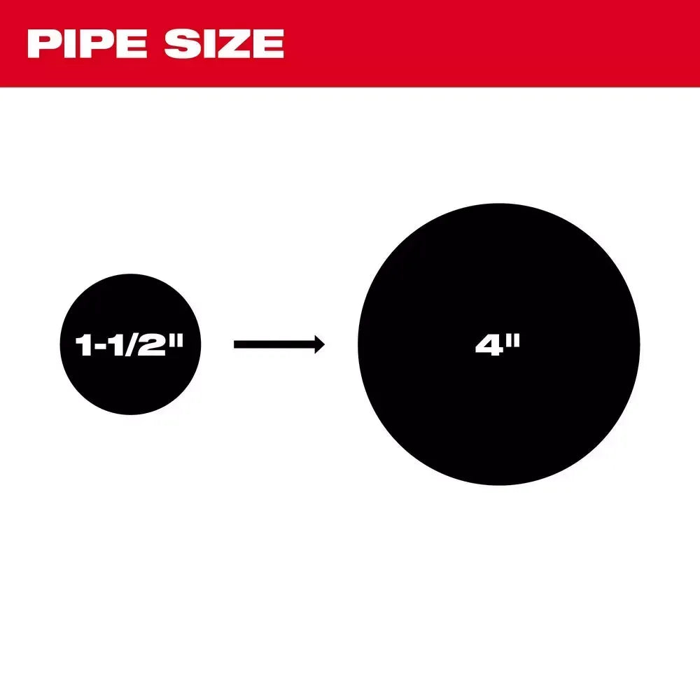 Milwaukee 2819-22 M18 FUEL 18V High Speed Chain Snake Kit for 1-1/2 – 4 Pipes