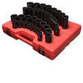 Sunex 2698 1/2 Dr. 12 Pt. 39 Pc. SAE Master Impact Socket Set