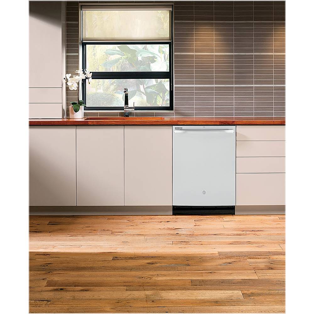 GE - 24 Top Control Tall Tub Built-In Dishwasher - Stainless steel