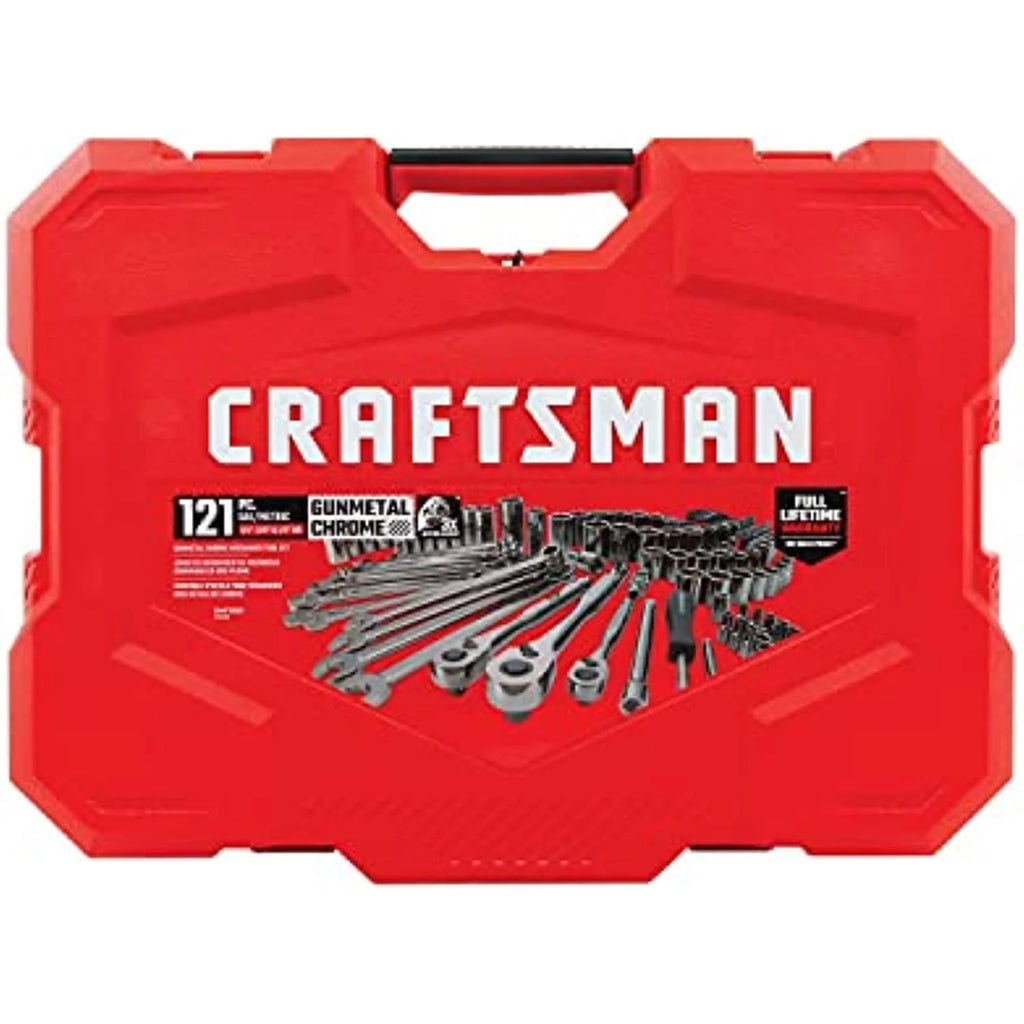 Craftsman 121 Piece SAE and Metric Chrome Mechanic Tool Set