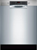 Bosch - 800 Series 24 Front Control Built-In Dishwasher with Stainless Steel Tub - Stainless steel