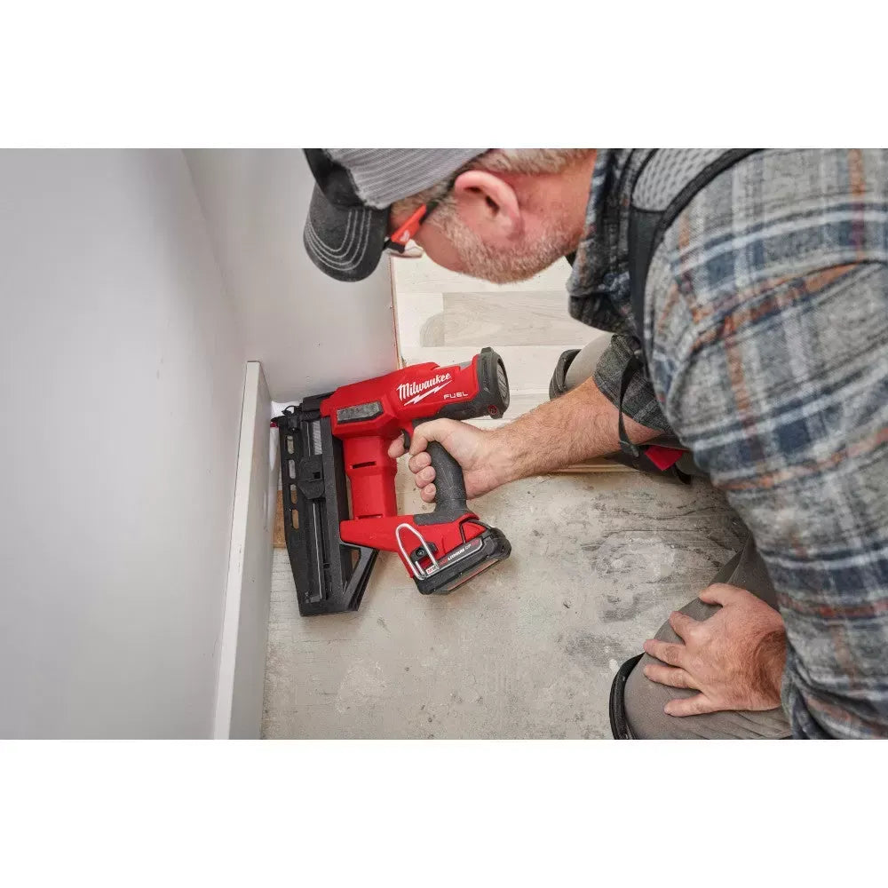 Milwaukee 3020-20 M18 FUEL 18V 16 Gauge Straight Finish Nailer - Bare Tool
