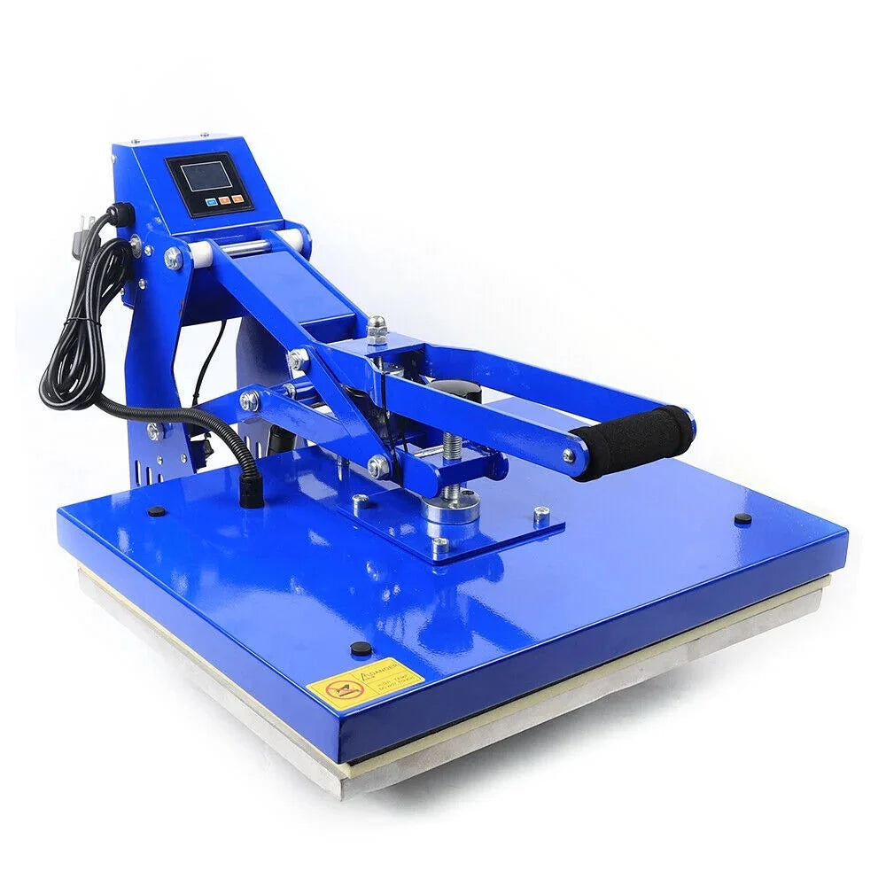 DENSET 1.4KW 16x20 Heat Press Machine hot stamping Auto Open Clamshell T Shirt Heat Press