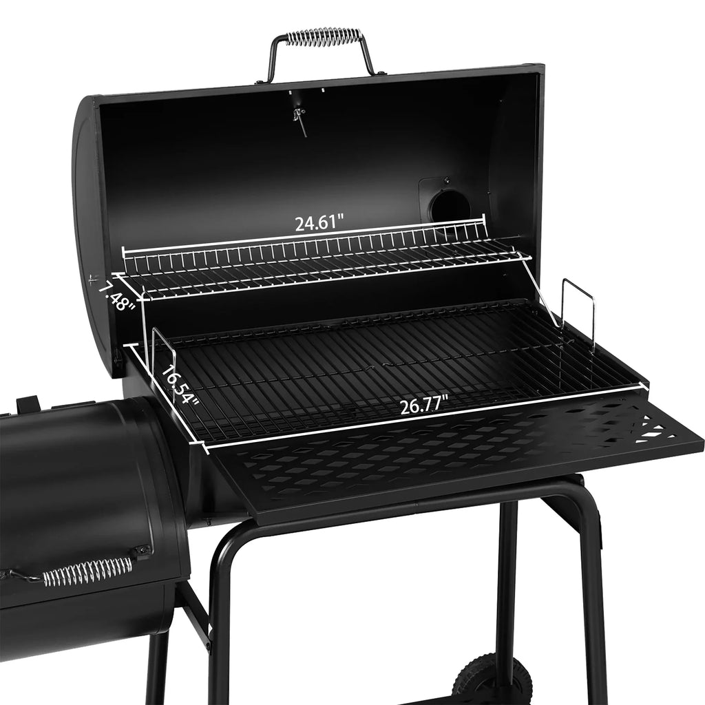 Royal Gourmet 30 CC1830F Charcoal Grill with Offset Smoker