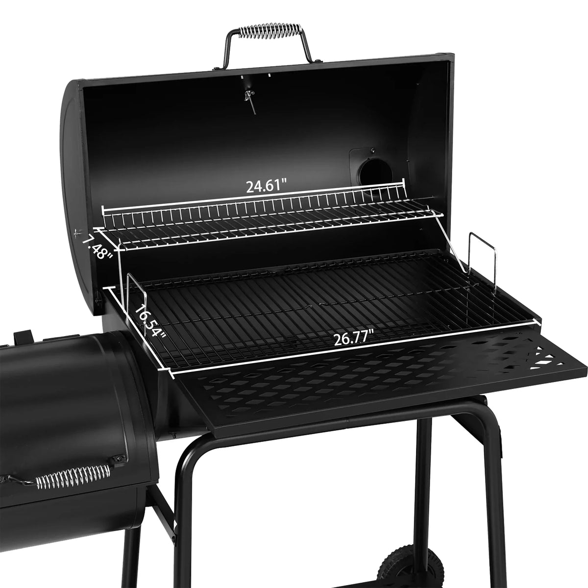 Royal Gourmet 30 CC1830F Charcoal Grill with Offset Smoker