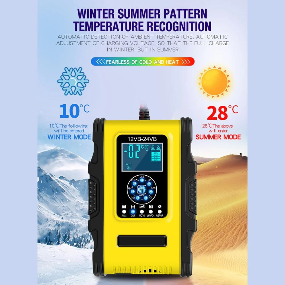 suyin Car Battery Chargers Full Automatic Smart Pulse Repair Battery 7 Stage Charging