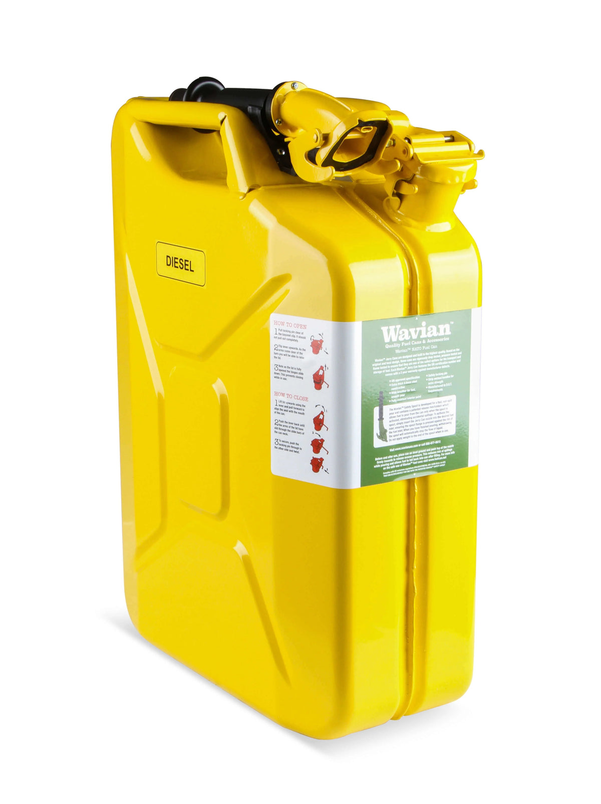 Anvil Off-Road 3011AOR Yellow Fuel Storage Can