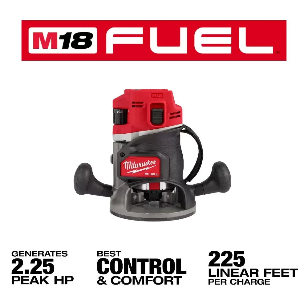 Milwaukee 2838-21 M18 FUEL 18V 1/2 Cordless Lithium-Ion Router Kit, BLACK FRIDAY PRE-SALE ONLY $35.99 AND 2 ADDITIONAL 5.0AH BATTERIES FOR THE FIRST 100 CUSTOMERS
