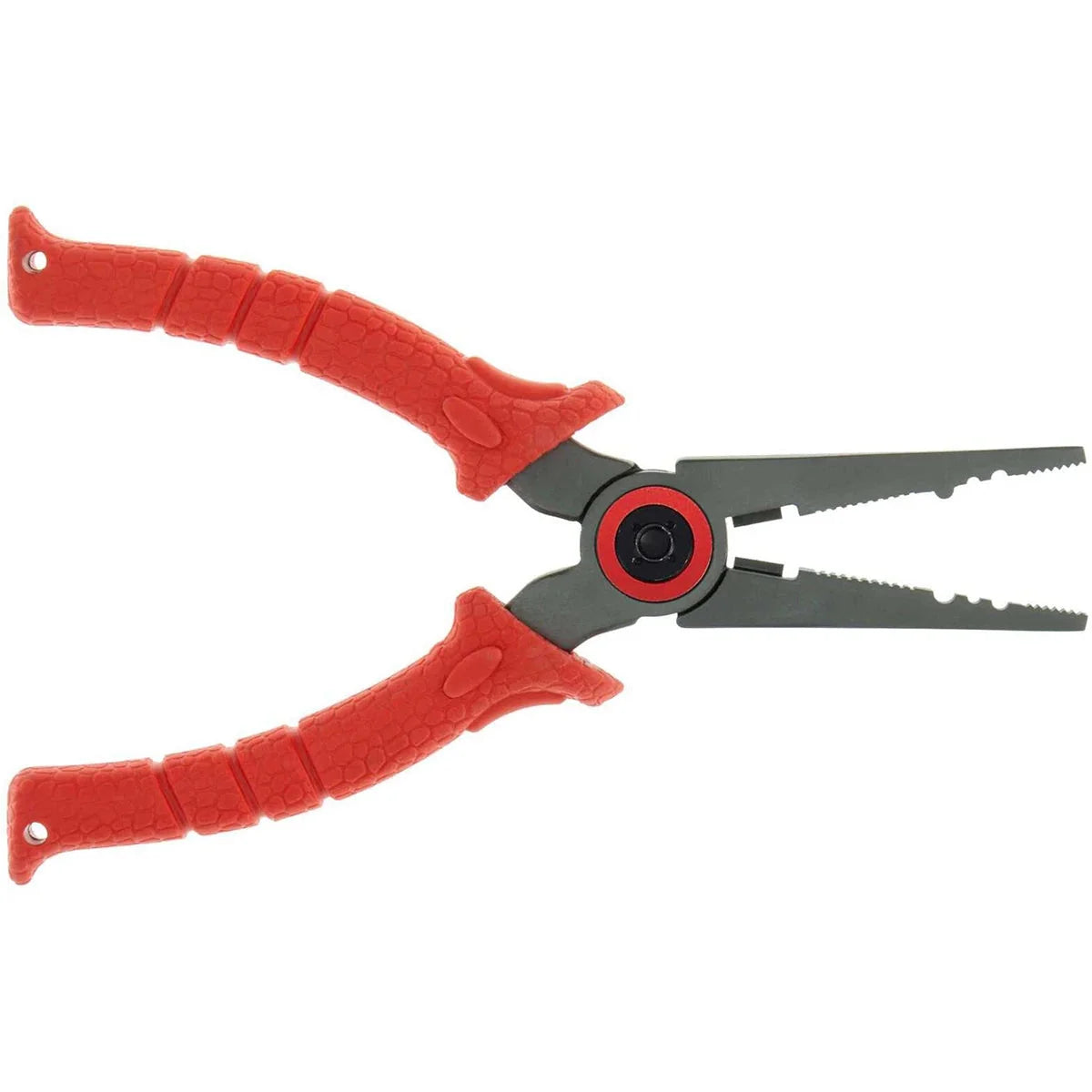 BUBBA 8.5 Stainless Steel Pliers with Non-Slip Handle， Spring Loaded with Crimping Tools and Anvil Cutters Lanyard Hole and Sheath