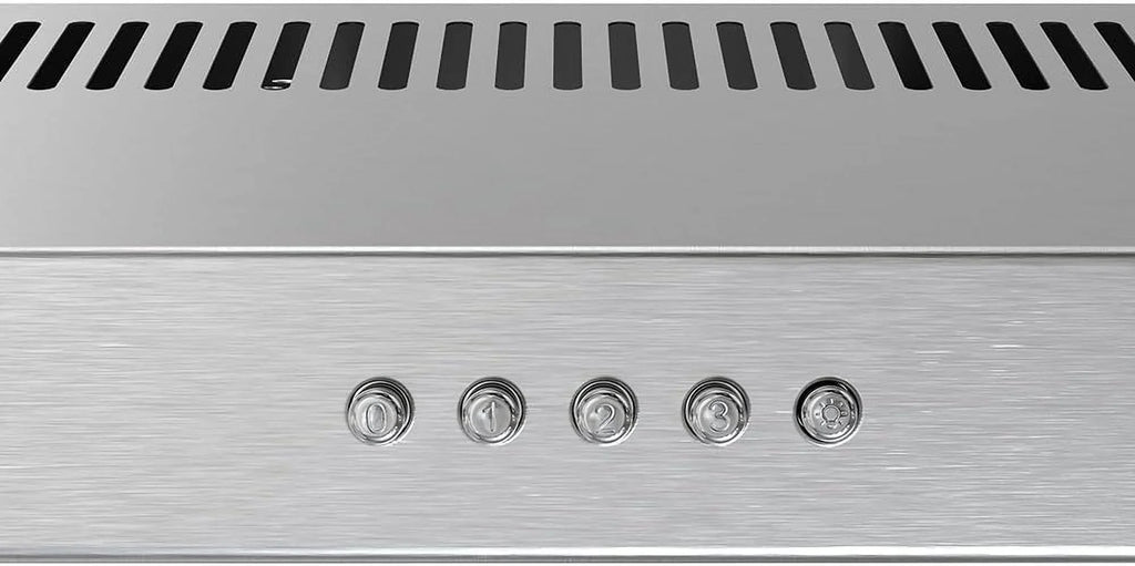 Streamline 36 in. Longhena Convertible Undermount Range Hood in Brushed Stainless Steel with Mesh Filters, Push Button Control, LED Light