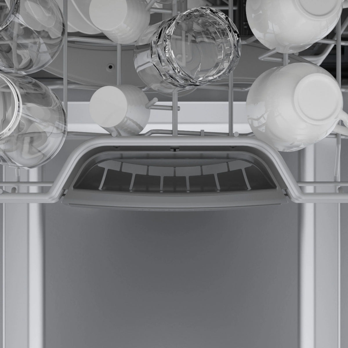 Bosch - 800 Series 18 Front Control Smart Built-In Stainless Steel Tub Dishwasher with 3rd Rack, 44 dBA - Stainless steel