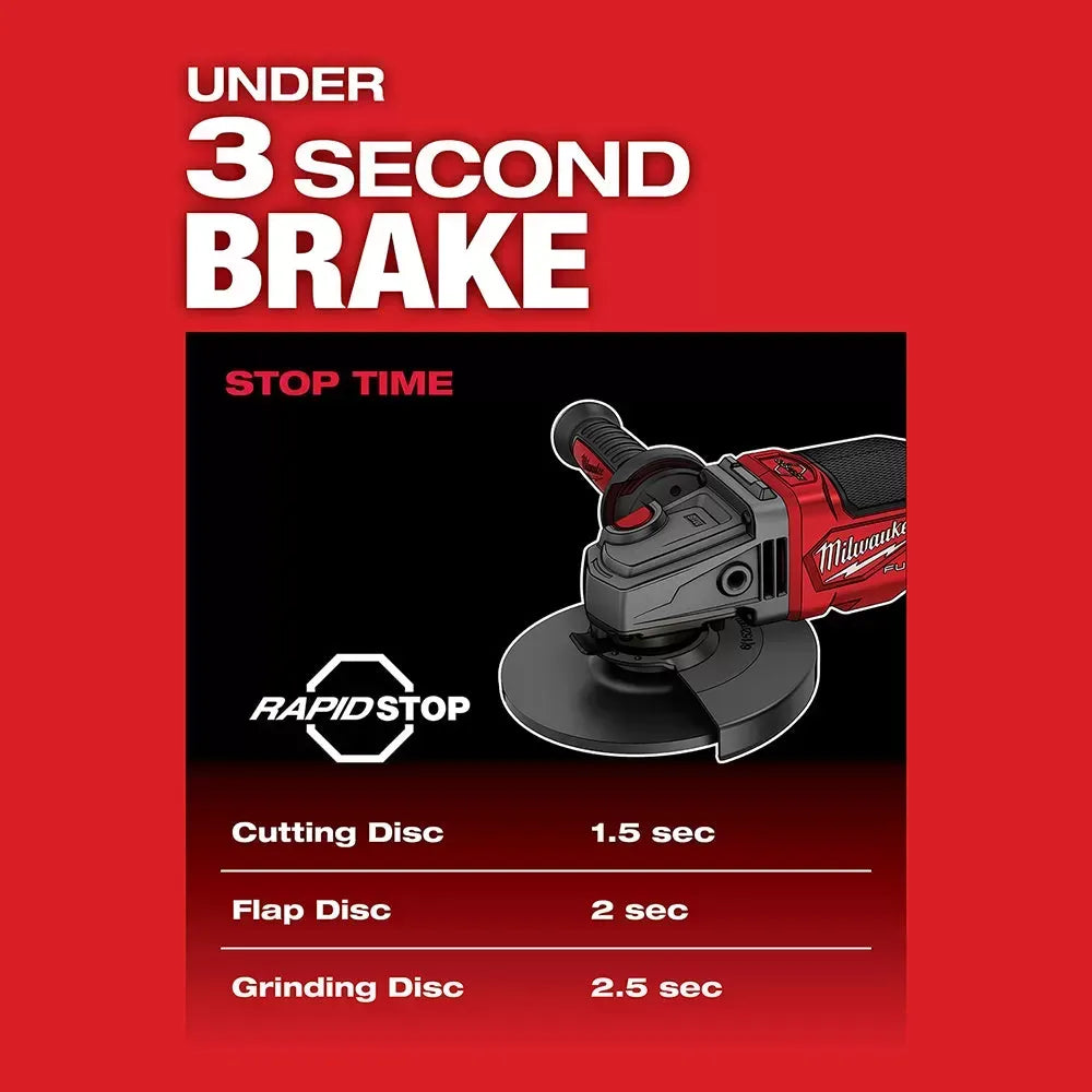 Milwaukee Pre-Sale 2980-20 M18 FUEL 18V 6 Inch Paddle Switch Grinder, Bare Tool