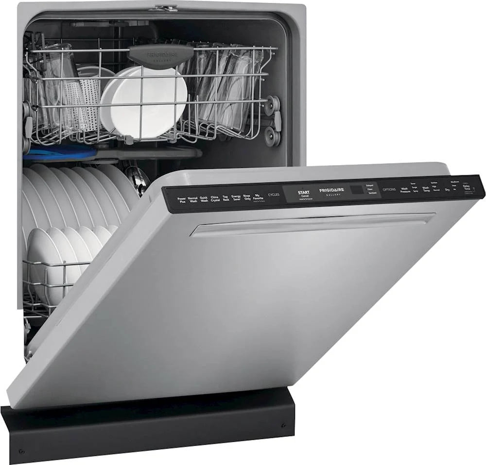Frigidaire - Gallery 24 Top Control Tall Tub Built-In Dishwasher - Stainless steel