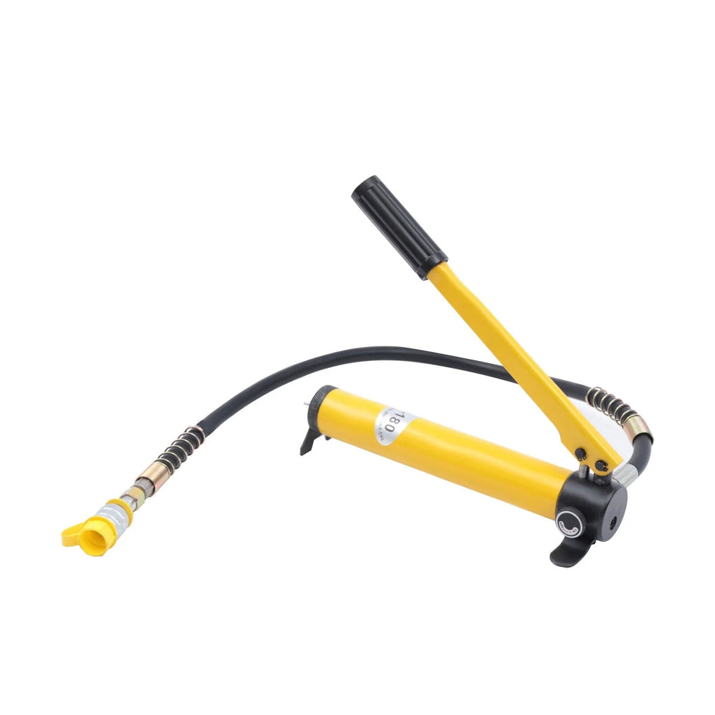 10T Hydraulic Cylinder Jack Low Profile Porta Power Ram RSC-1050 Single Acting 10T Hydraulic Ram Cylinder Jack with CP-180 Hydraulic Hand Pump for Machinery 10T Hydraulic Cylinder Ram Jack