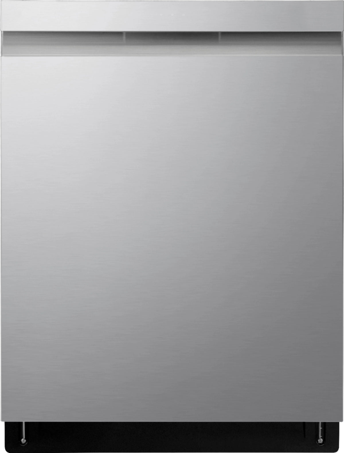 LG - 24 Top Control Smart Built-In Stainless Steel Tub Dishwasher with 3rd Rack, QuadWash and 44db - Stainless steel
