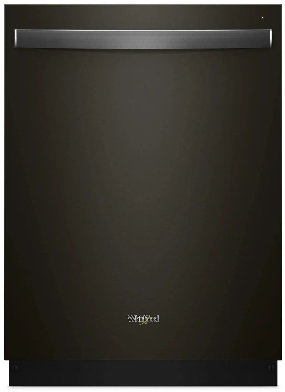 Whirlpool - 24 Built-In Dishwasher - Black stainless steel