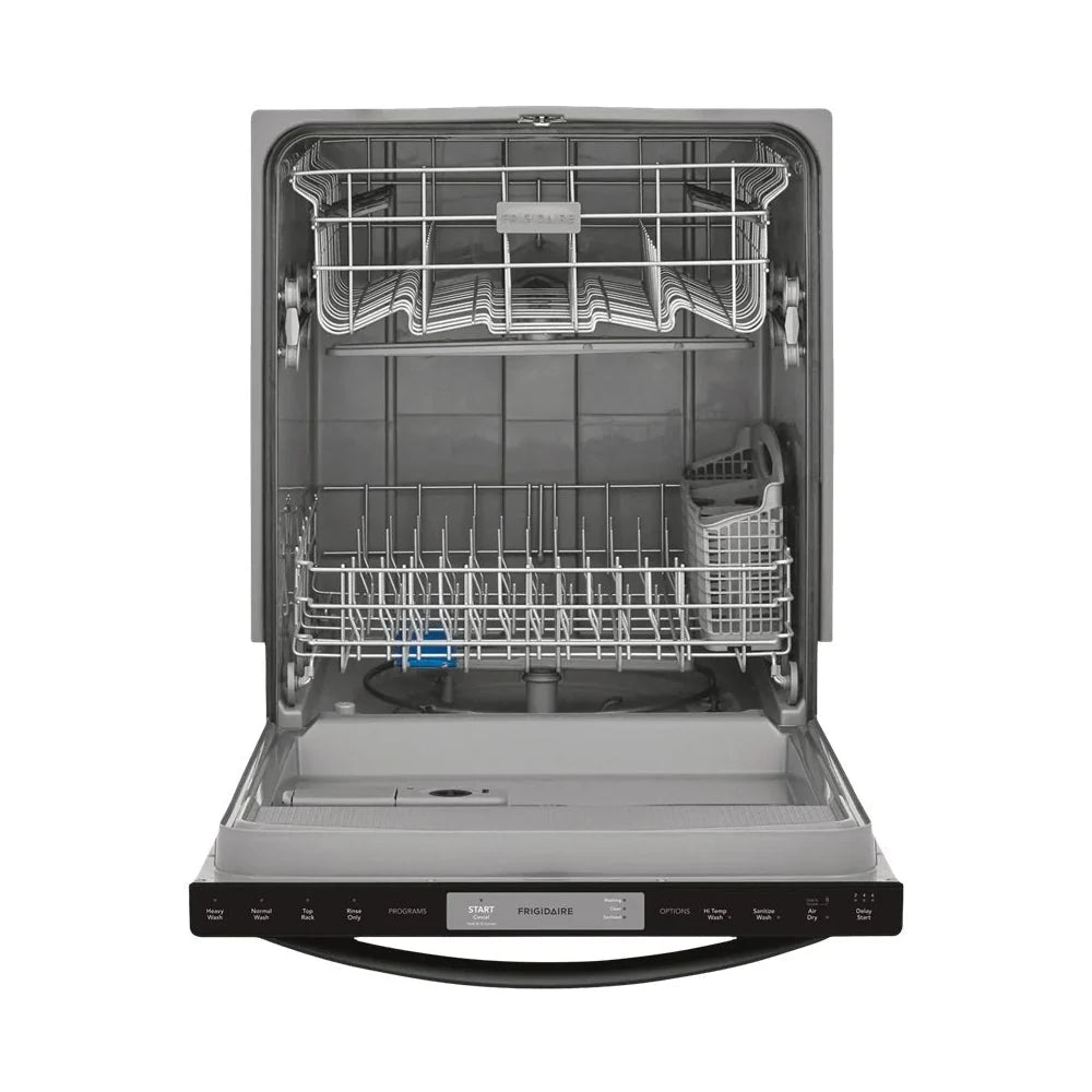 Frigidaire - 24 Compact Top Control Built-In Dishwasher with 54 dBa - Black