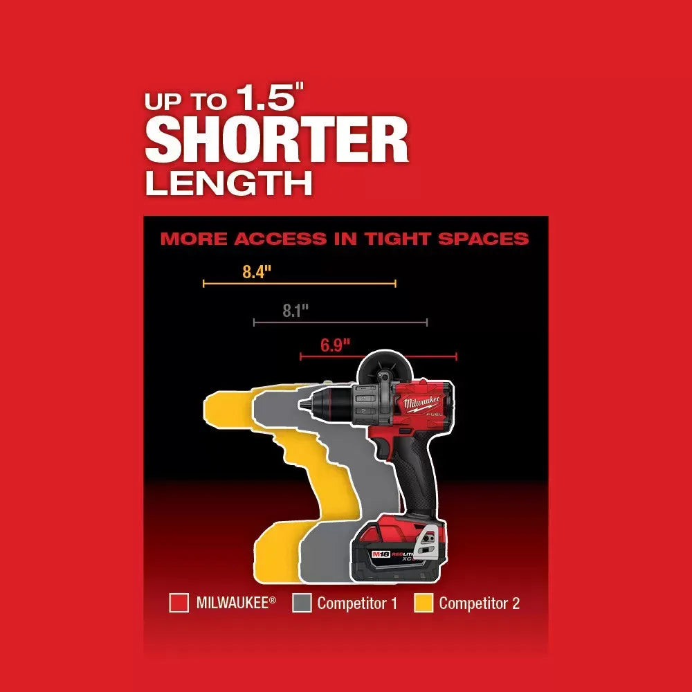 Milwaukee Pre-Sale Pre-Sale 2803-80 M18 FUEL 18V 1/2 Brushless Drill Driver - Bare Tool - Recon