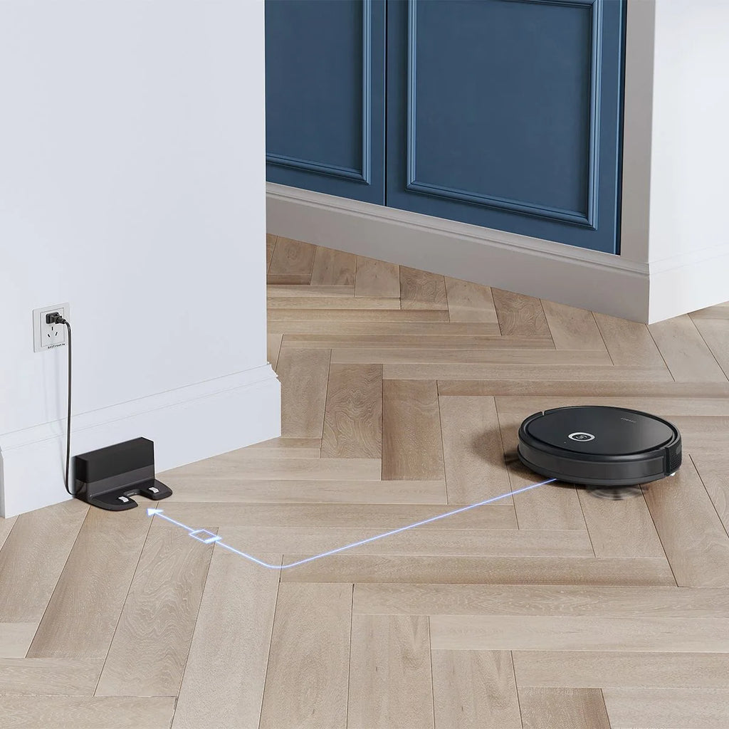 ECOVACS Robotics - DEEBOT OZMO U2 Robotic Vacuum & Mop - Black
