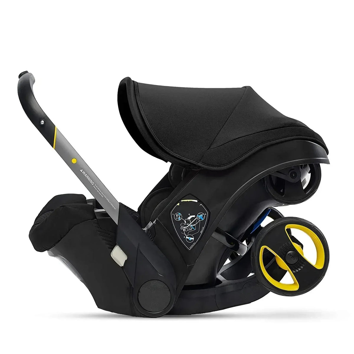 Compact 4-in-1 Baby Stroller & Car Seat Travel System for Newborns