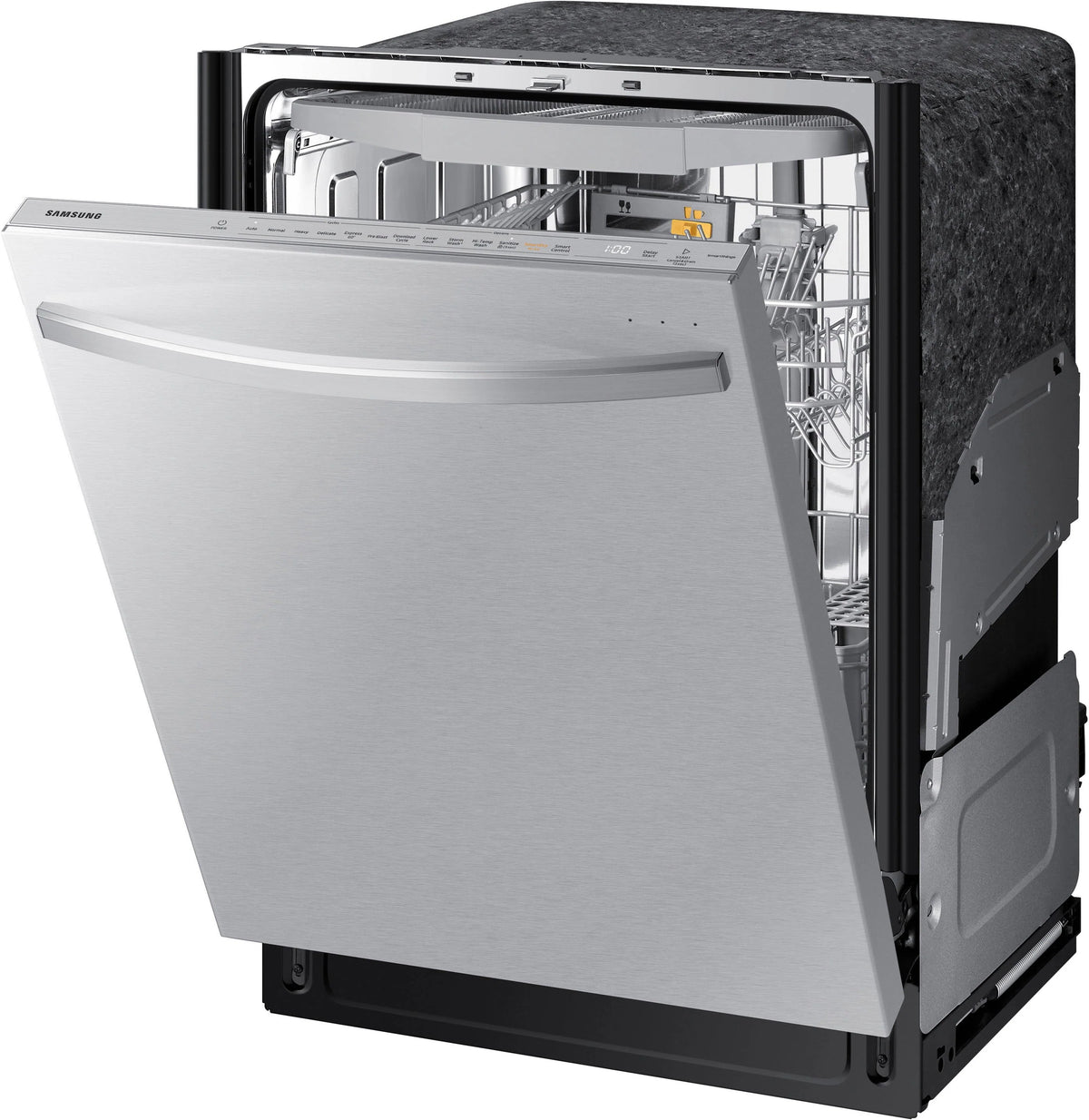 Samsung - Smart 42dBA Dishwasher with StormWash+ and Smart Dry - Stainless steel