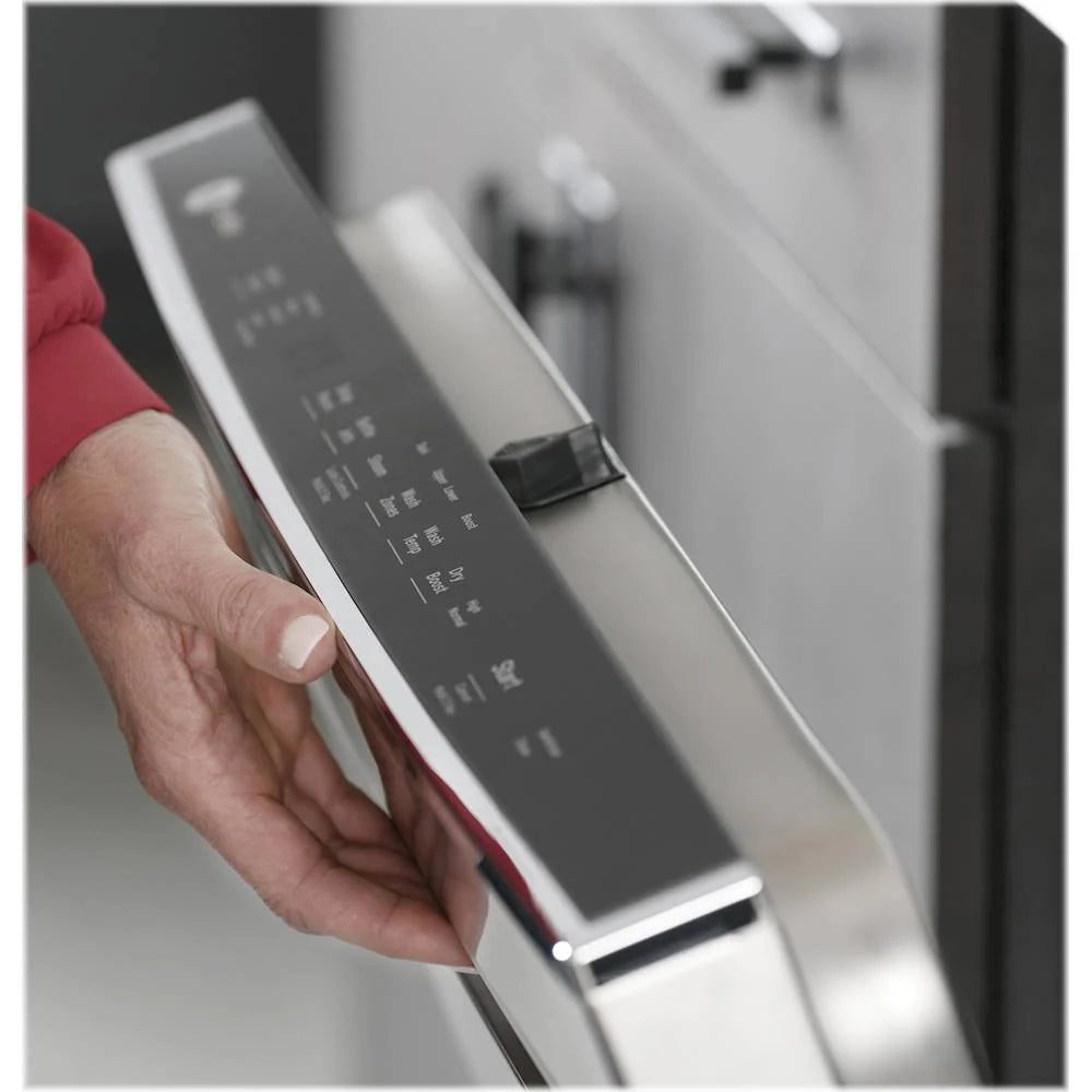 GE Profile - Stainless Steel Interior Fingerprint Resistant Dishwasher with Hidden Controls - Stainless steel