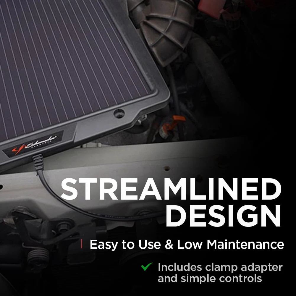 Schumacher Solar Battery Charger and Maintainer- 4.8 Watt, 12V