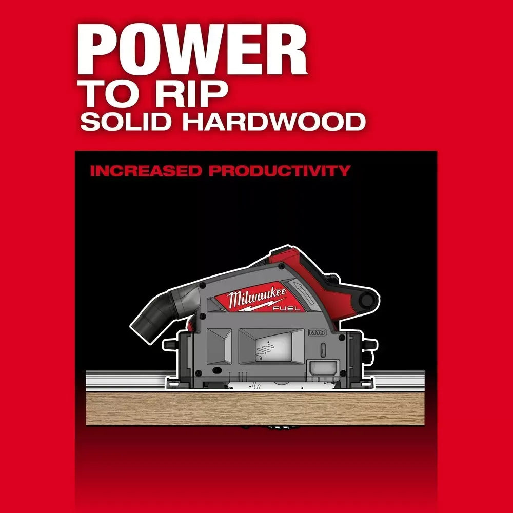 Milwaukee 2831-21 M18 FUEL 18V 6-1/2 Cordless Li-Ion Plunge Track Saw Kit