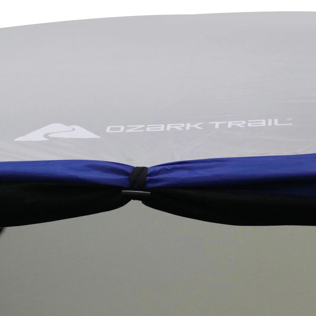 Ozark Trail 6 Hub Outdoor Camping 11'x10'x88.5 Screen House, 1 Room, Blue