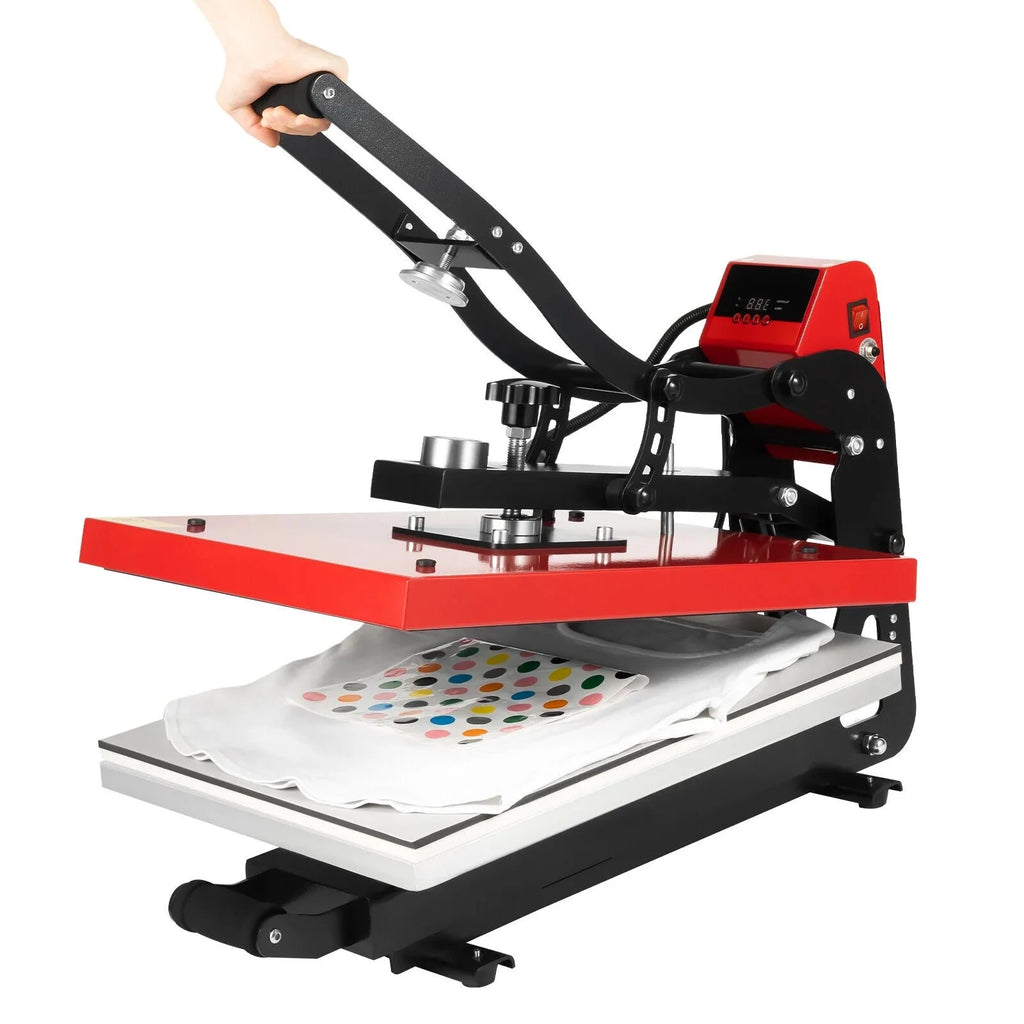 16x20 Slide Out Auto Open Heat Press Machine Clamshell Slide Out Base T-Shirt
