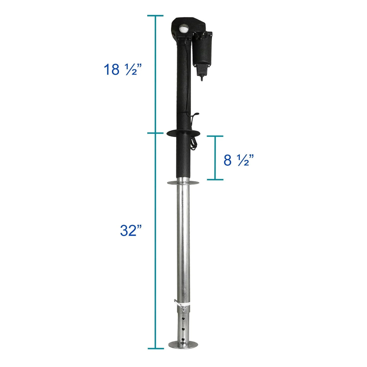 Spec-D Tuning Trailer 3500Lbs Electric Rv Camper Power Tongue Jack 12V Adjustable Extend