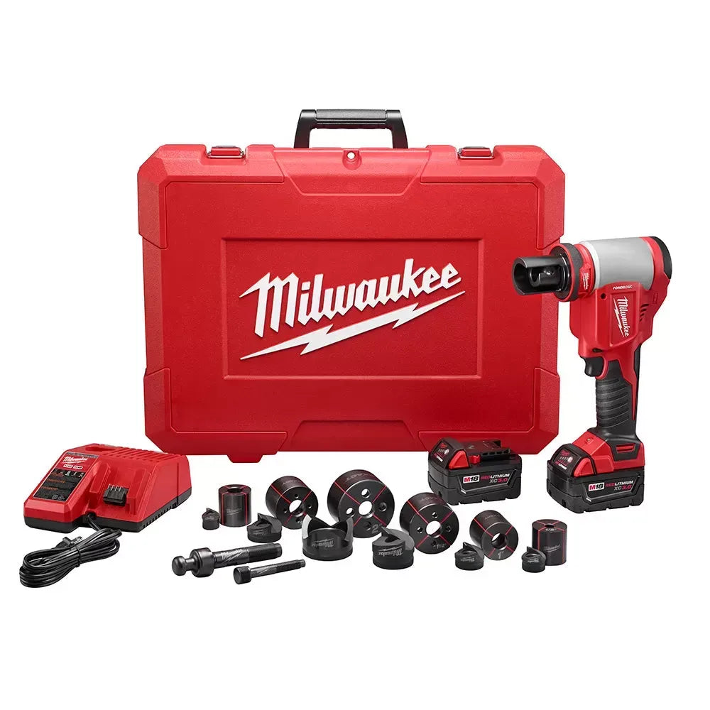 Milwaukee 2676-22 M18 18V FORCE LOGIC 10T Knockout Tool Kit w/ 1/2 -2 Capacity