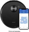 ECOVACS Robotics - DEEBOT T8 AIVI Vacuum & Mop Robot with Advanced Laser Mapping and AI Object Recognition & Avoidance - Black