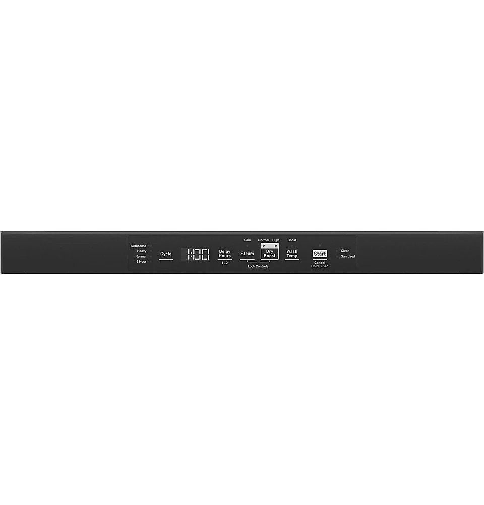 GE - Top Control Built In Dishwasher with Sanitize Cycle and Dry Boost, 52 dBA - Stainless steel