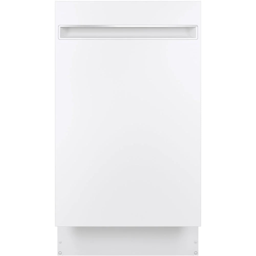 GE Profile - 18 Top Control Built-In Dishwasher with Stainless Steel Tub - White