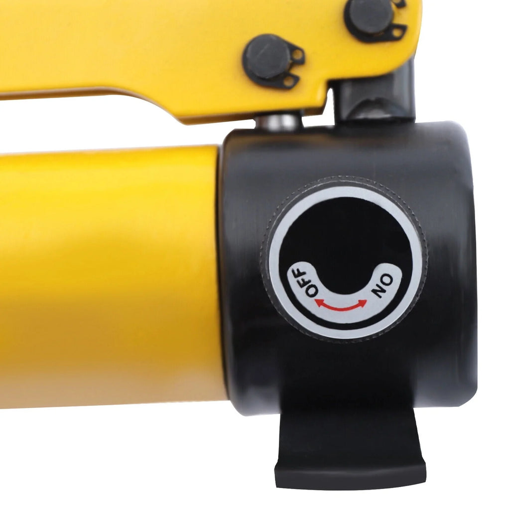 10T Hydraulic Cylinder Jack Low Profile Porta Power Ram RSC-1050 Single Acting 10T Hydraulic Ram Cylinder Jack with CP-180 Hydraulic Hand Pump for Machinery 10T Hydraulic Cylinder Ram Jack