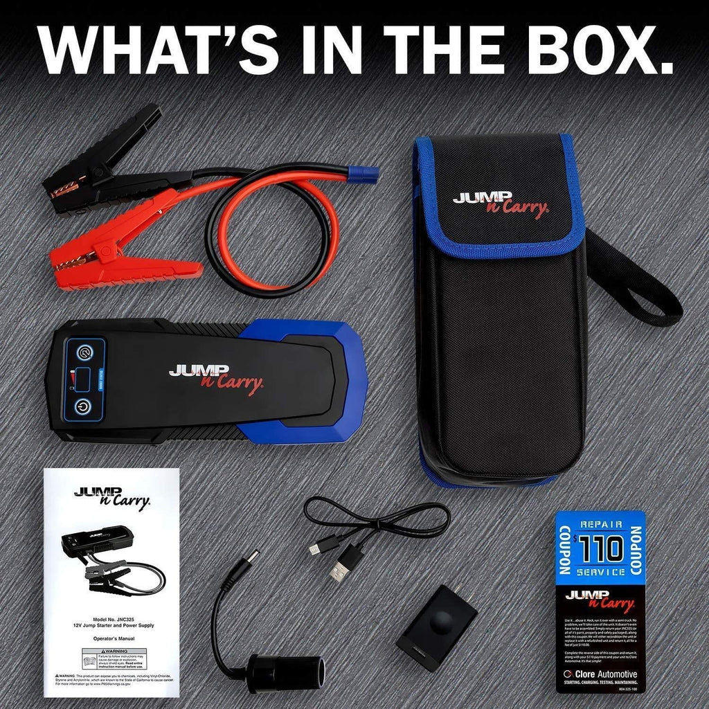 Jump-N-Carry 12 Volt Lithium Jump Starter, 450 Start Assist Amp