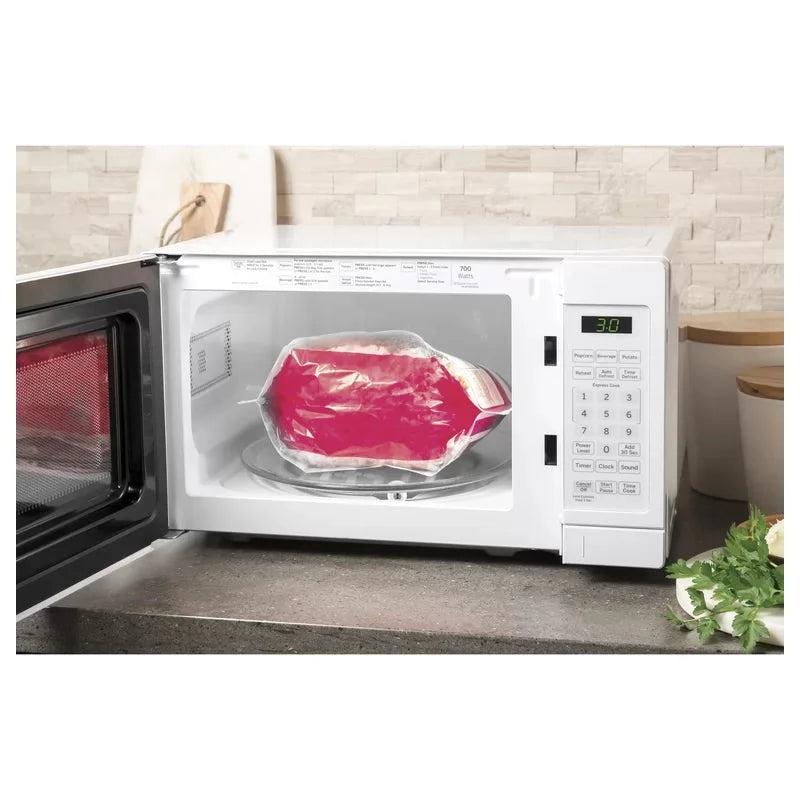 GE JES1072DMWW 0.7 cu. ft. Small Countertop Microwave in White
