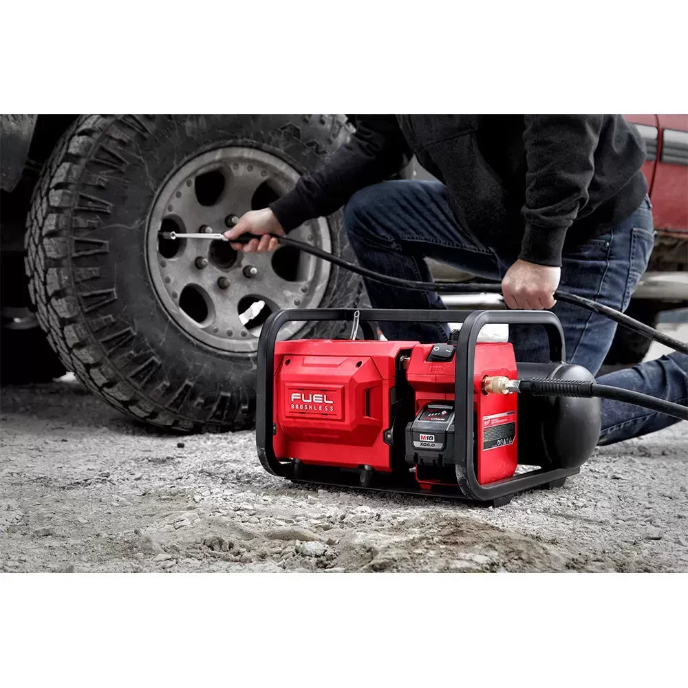 Milwaukee 2840-20 M18 FUEL 18V 2 Gallon Quiet Air Compressor - Bare Tool
