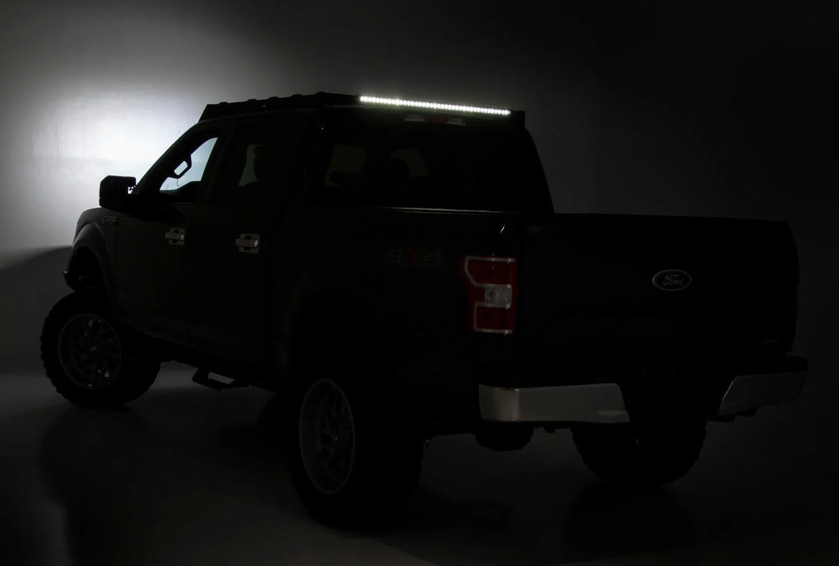 Rough Country Roof Rack System w/40 Front Facing LED for 15-18 F-150 - 51021 Fits select: 2015-2016,2017-2018 FORD F150