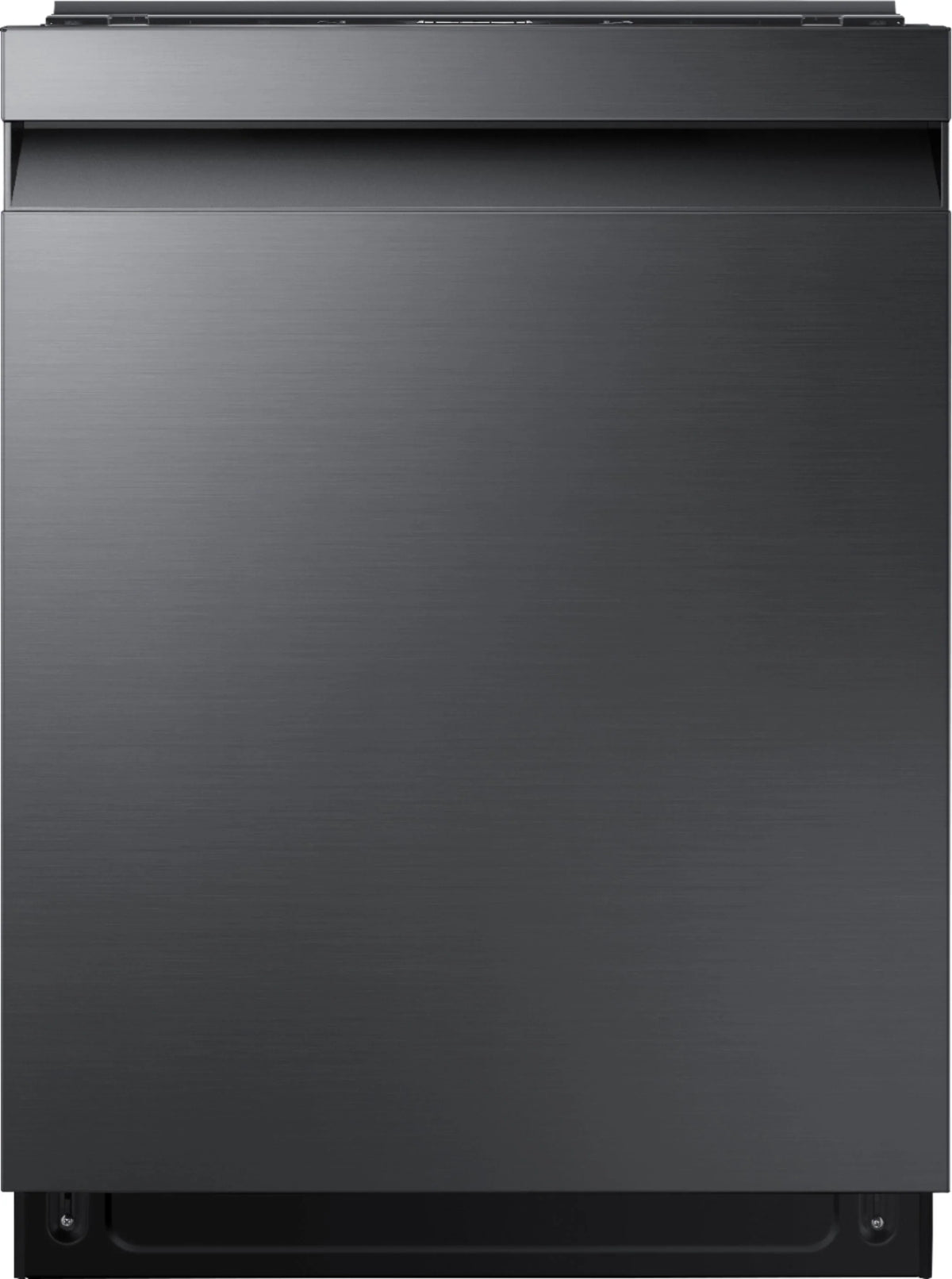 Samsung - StormWash 24 Top Control Built-In Dishwasher with AutoRelease Dry, 3rd Rack, 42 dBA - Black stainless steel