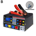 ALSLIAO Car Battery Charger Fully Automatic High Frequency Intelligent Pulse Repair LCD
