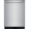 Frigidaire - Gallery 24 Top Control Tall Tub Built-In Dishwasher with Stainless Steel Tub - Stainless steel