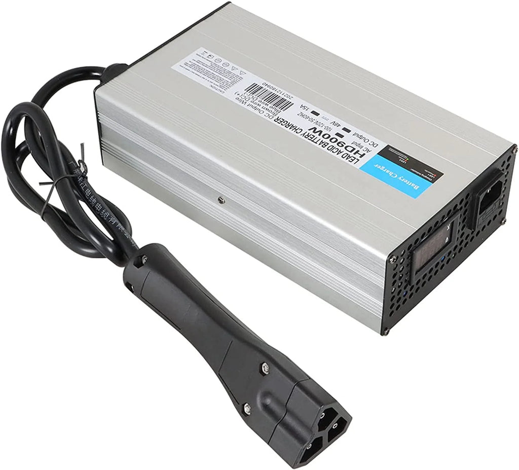 Genrics 48V 15 Amp Battery Charger with RXV Plug Replacement for EZGO Yamaha