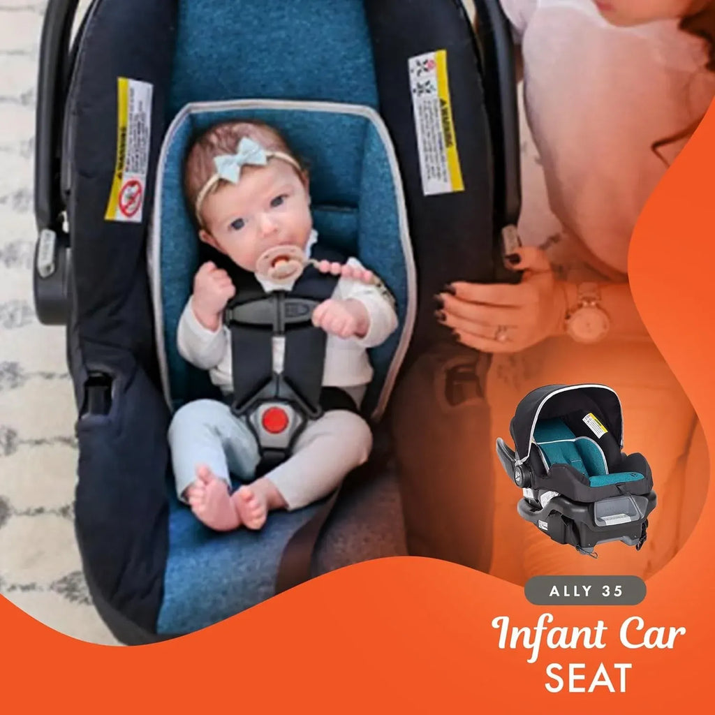 Baby Trend Tango Stroller Travel System with Ally Infant Car Seat, Veridian