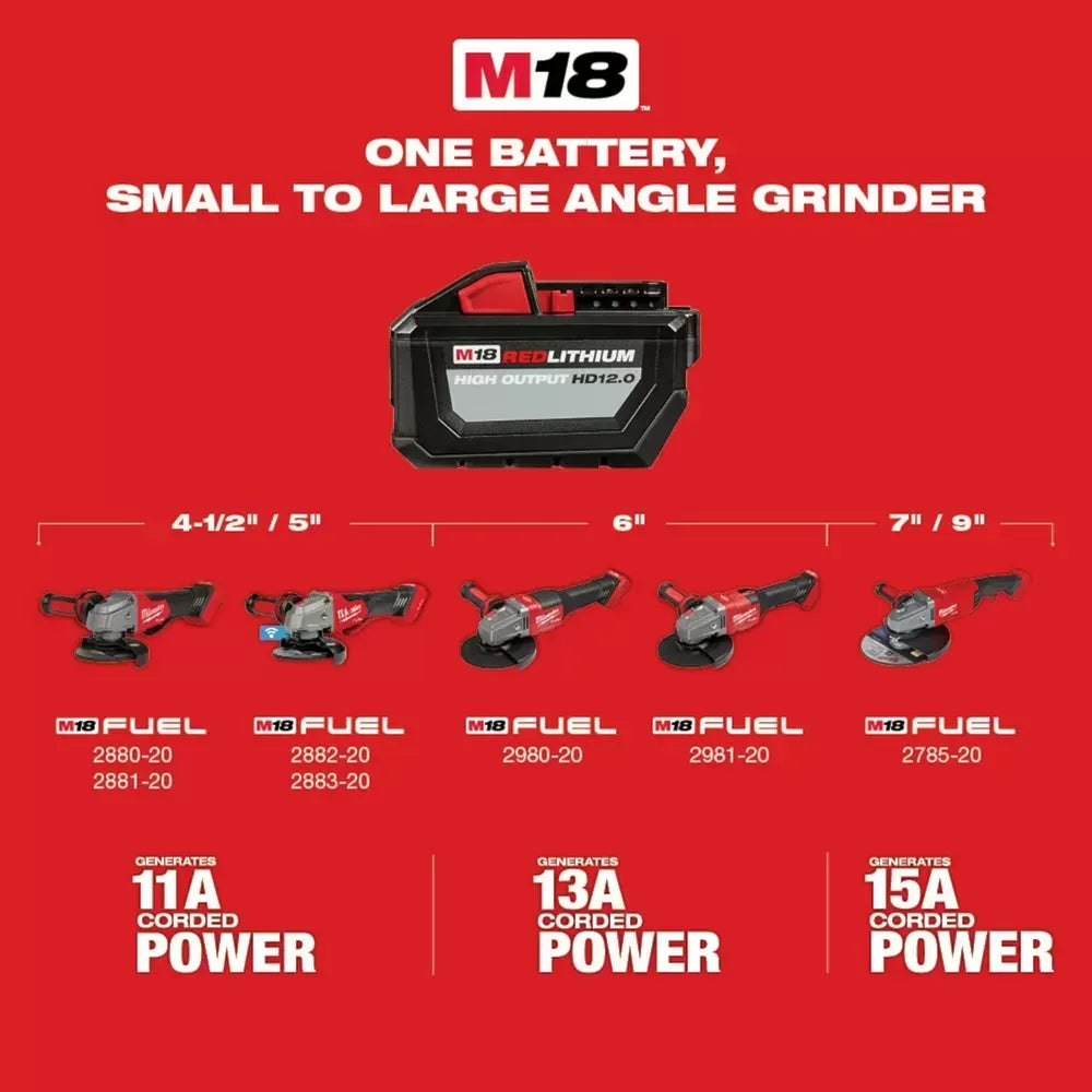 Milwaukee Pre-Sale 2889-80 M18 FUEL 18V Braking Slide Grinder - Bare Tool - Recon