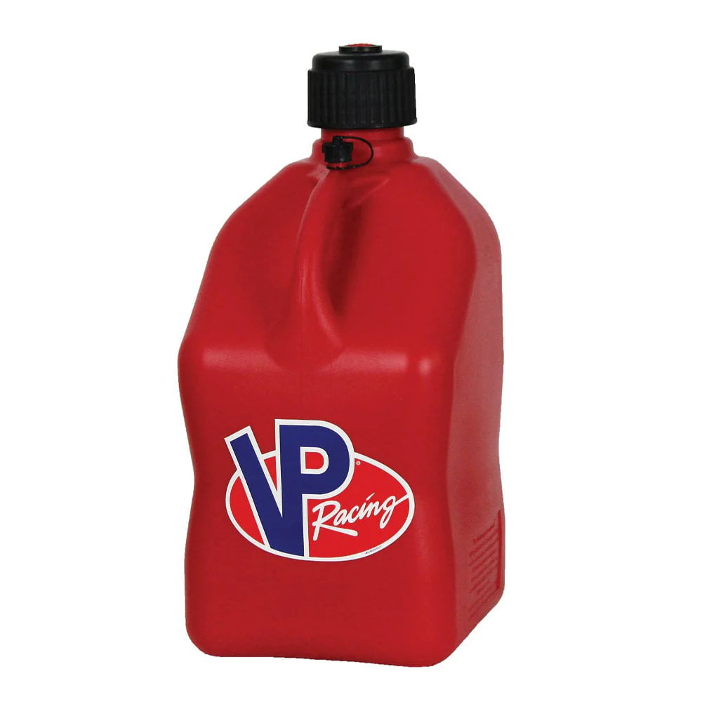 VP Racing Fuels 5.5 Gal Utility Jug w/ Deluxe 14 In Hose Kit, Red (2 Pack)