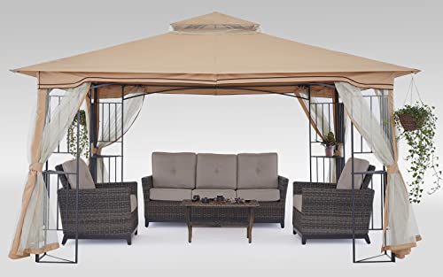 MASTERCANOPY Double Tiered Mosquito Netting Backyard