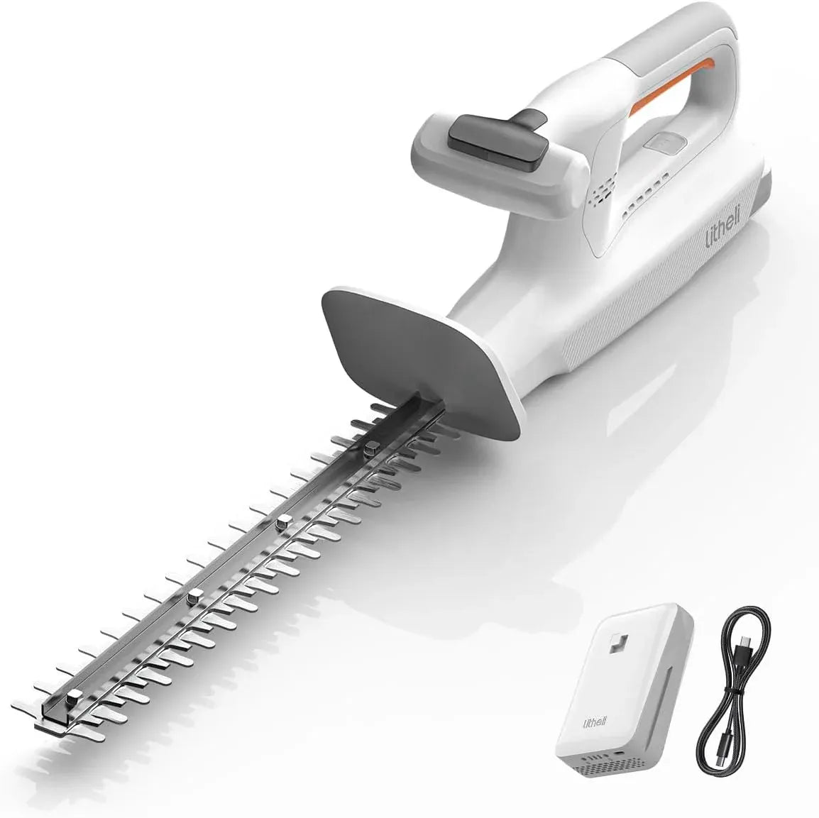 Litheli 20V Hedge Trimmer, 16.1'' Cordless Hedge Trimmer for Shrub, Cutting, Trimming, Pruning, U20 Handy+ Battery Bush Trimmer with 2.0Ah Battery Included