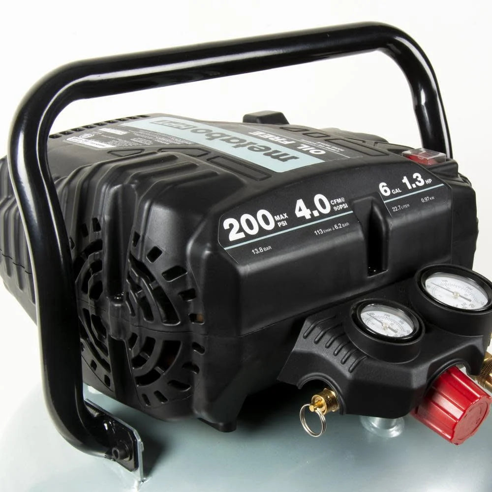 Metabo Hpt The Tank 6 Gallon 200 Psi Job Site Compressor